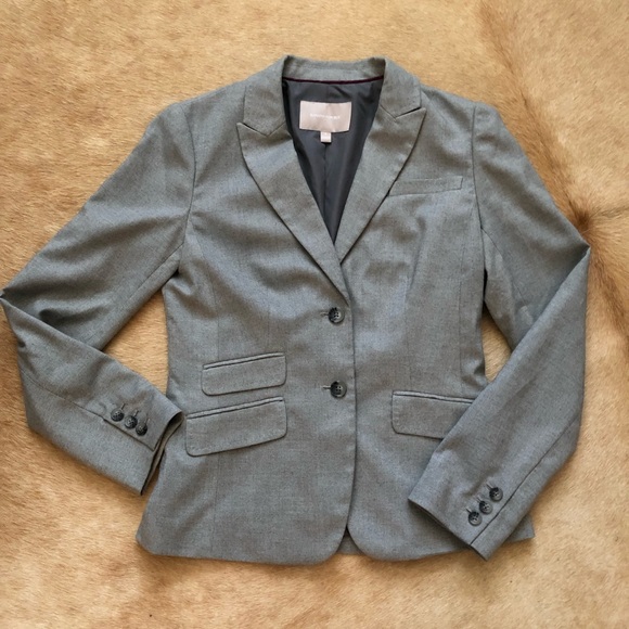 BANANA REPUBLIC Grey Blazer - Picture 2 of 10